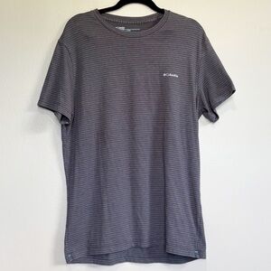 Columbia Short Sleeve Tee Casual Fit Navy Blue Men’s Size Large